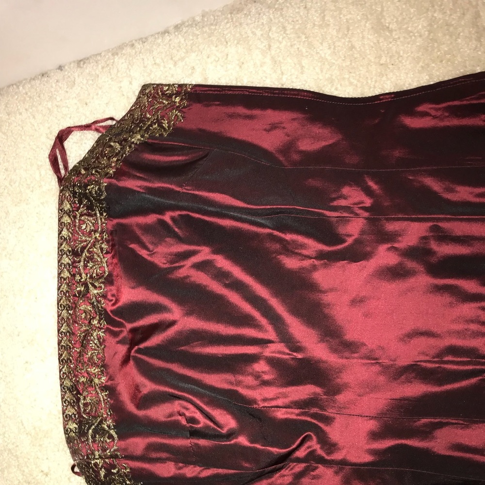 Strapless prom top