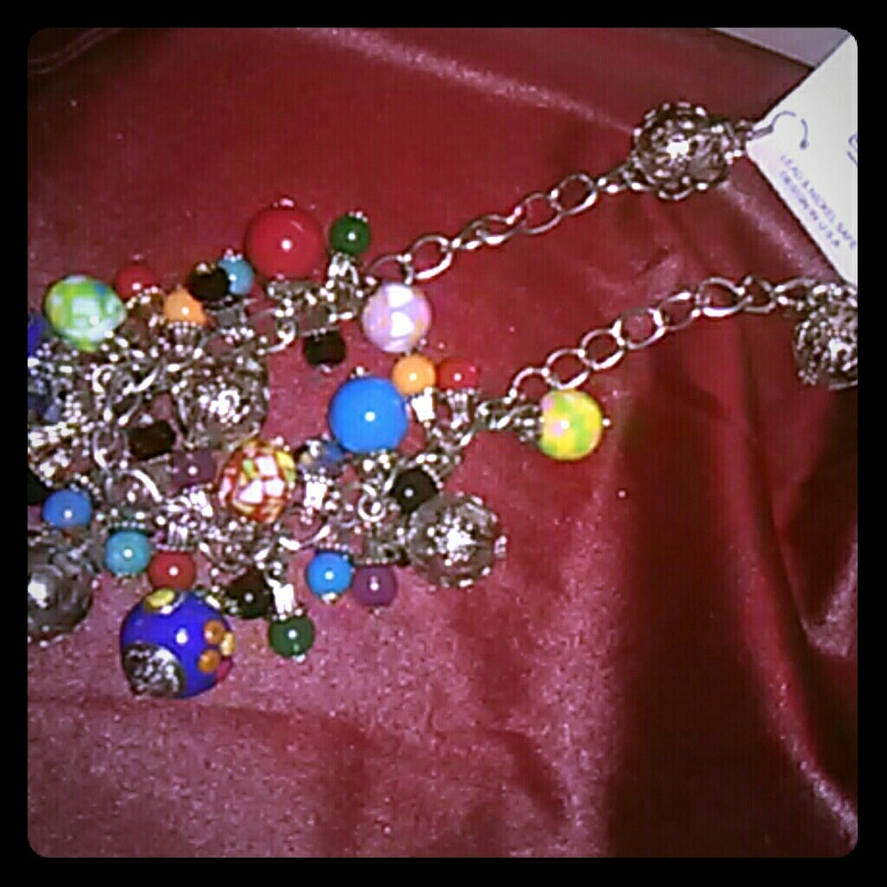 Nena jewelry set.  Necklace and earrings together!