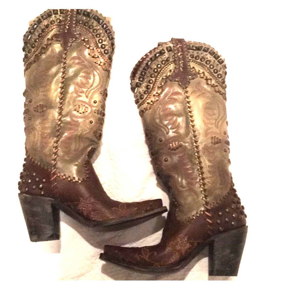 "GLITTER GULCH"  DOUBLE D boots by Lane