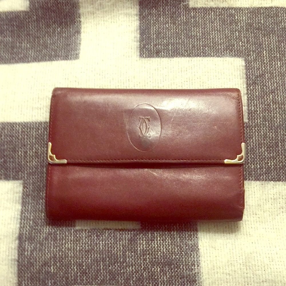 Cartier leather wallet
