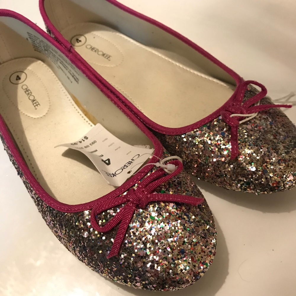 Target Cherokee brand brand new glitter shoes