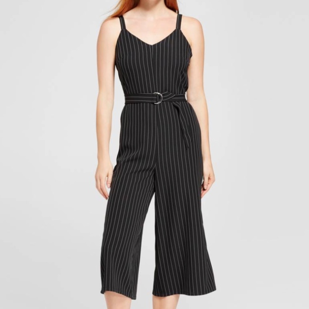NWOT Mossimo Pinstripe Jumpsuit sz Small