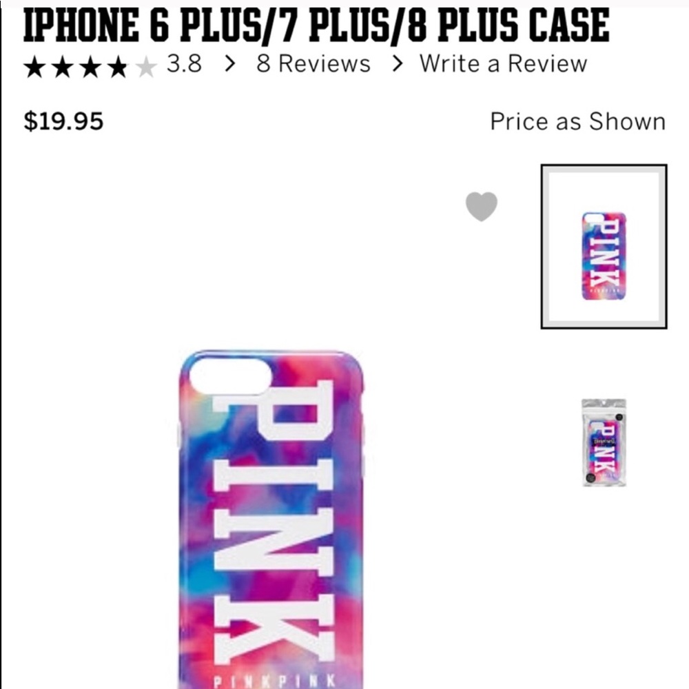 ISO Pink Iphone Plus Case