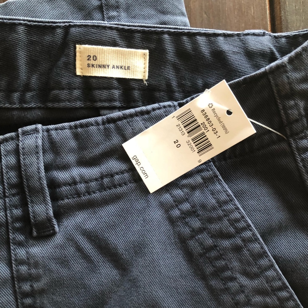 NWT GAP High Rise Skinny Ankle Stretch Chinos 20 - Picture 4 of 7