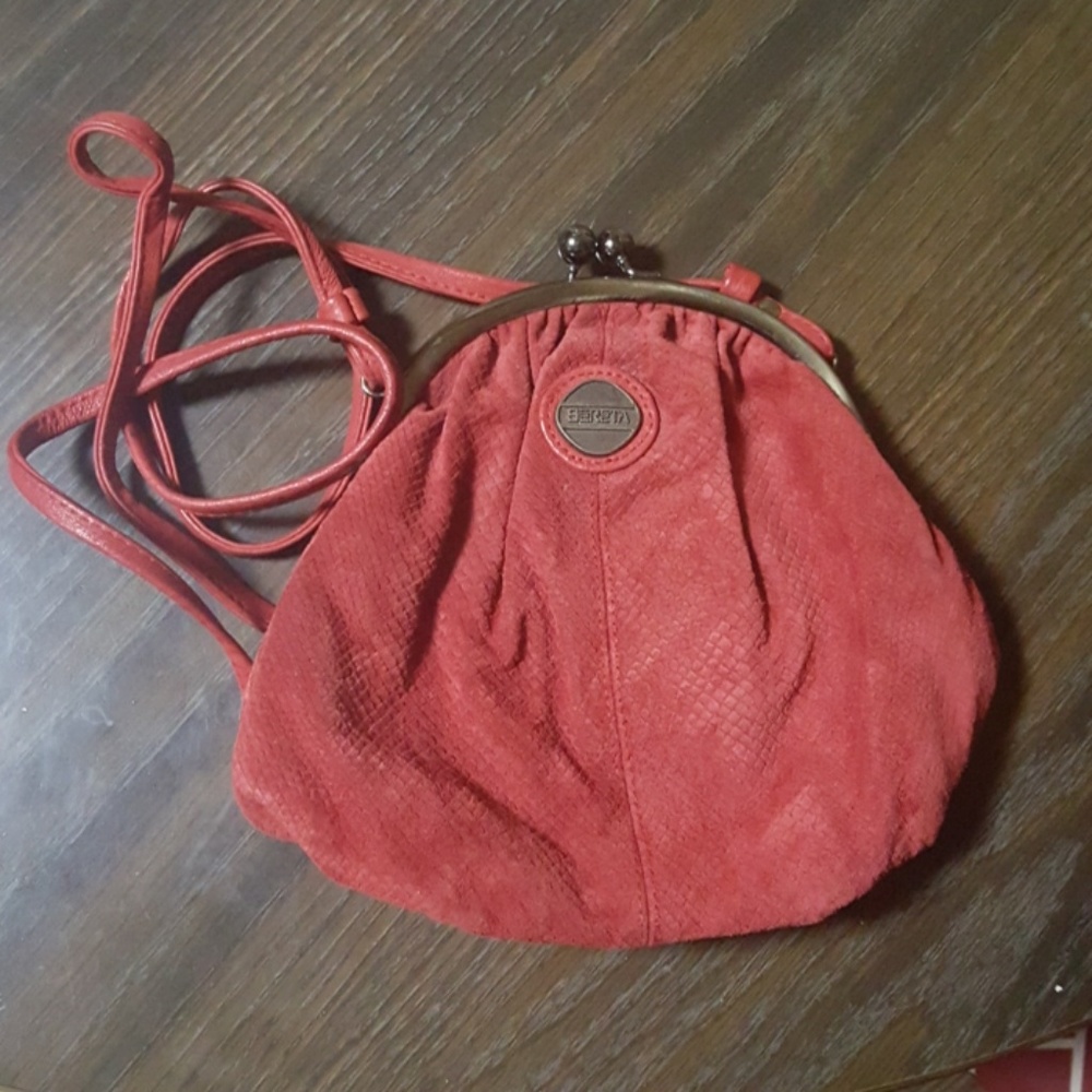 Dark red purse