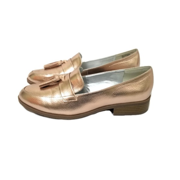 SOLD *** Kenneth Cole Metallic Loafer Rose Gold - Picture 4 of 4