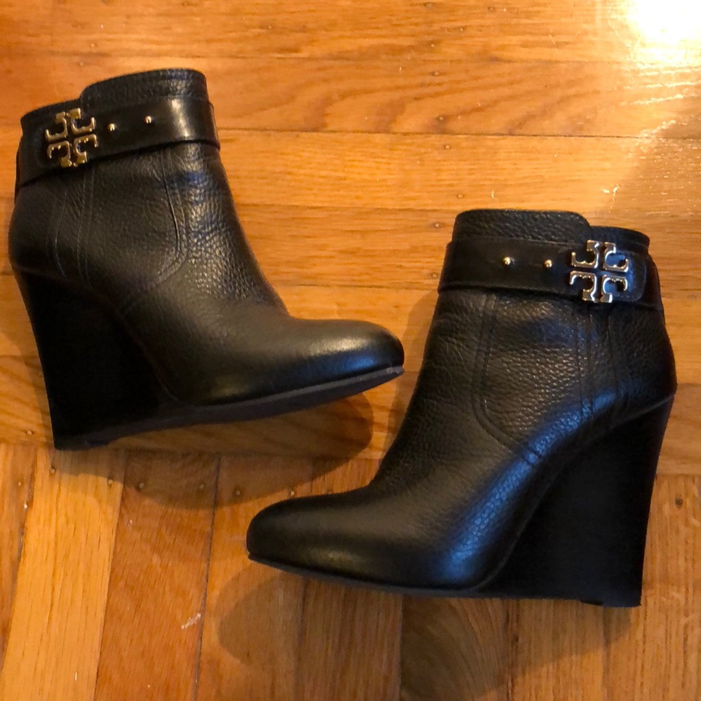 Tory Burch wedge booties