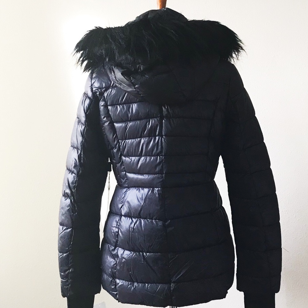 Last one Sz S 🌹Bebe black puffer jacket - Picture 4 of 6