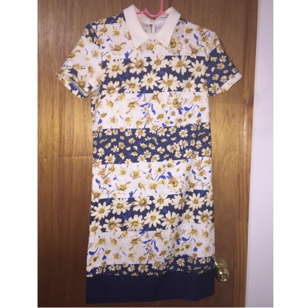 Glamorous daisy floral collar dress Sz Small