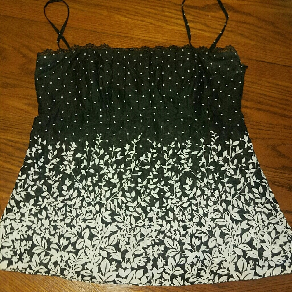 WHBM Spaghetti Strap Blouse