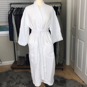 NWOT White Terry Robe