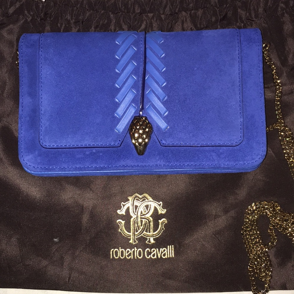 Roberto cavalli mini-bag  with removable chain.