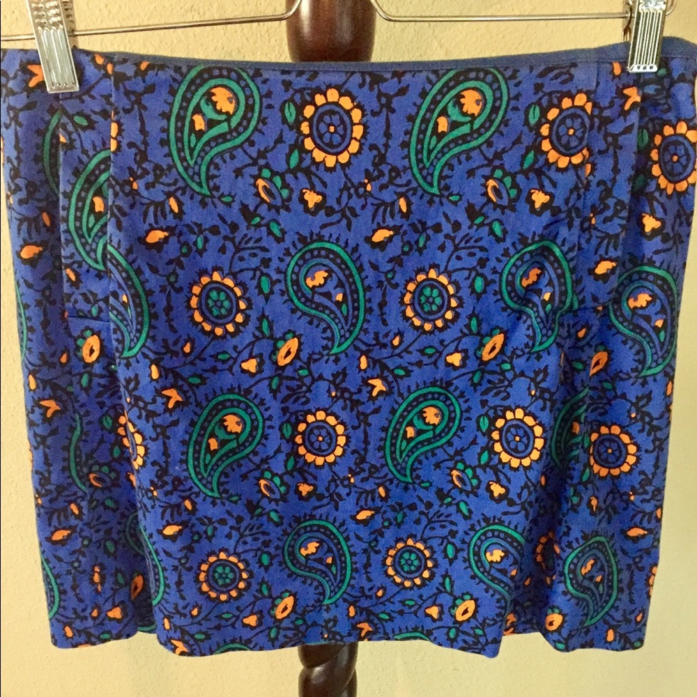 ➕Rare J. Crew Paisley Print Mini Skirt ➕