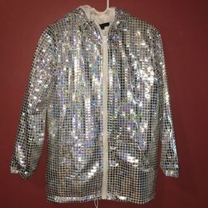 DISCO BALL RAVE HOLOGRAPHIC SHINY JACKET