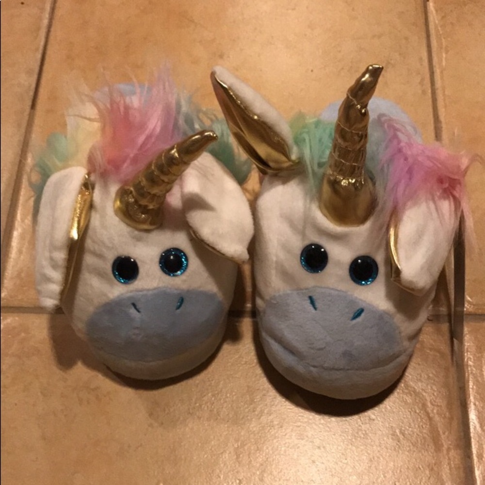 Stompeez unicorn slippers