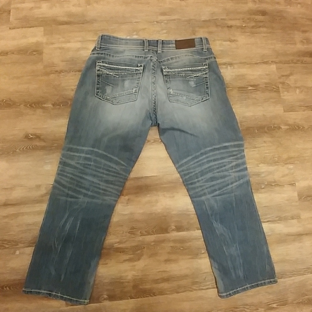 BKE Payton denim crops Size 29