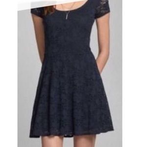 Abercrombie and Fitch Navy Lace Dress