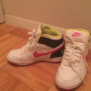 Nike swoosh high top sneaker