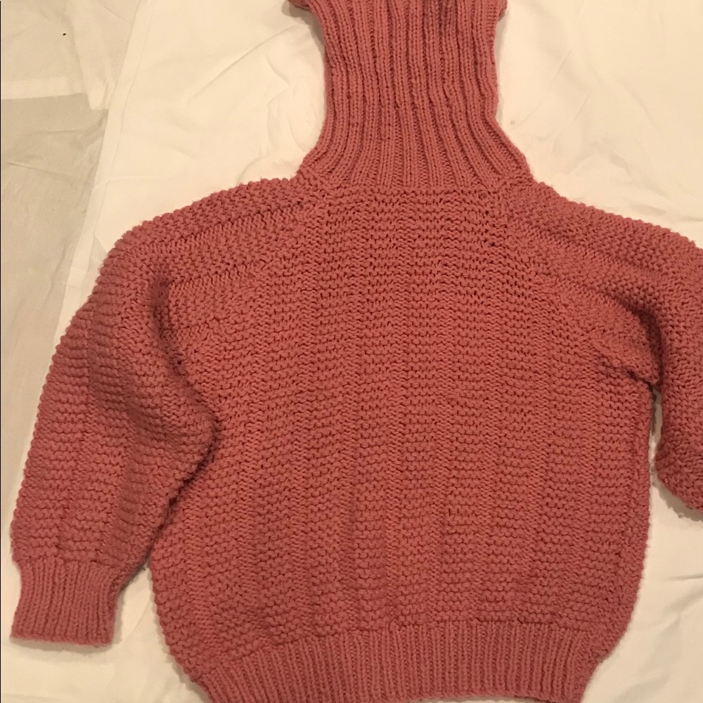 Hand knitted turtleneck