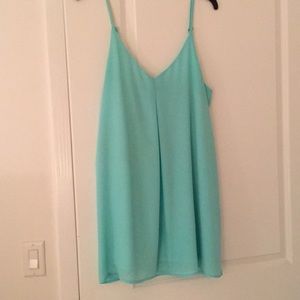 Tobi Teal Shift Dress