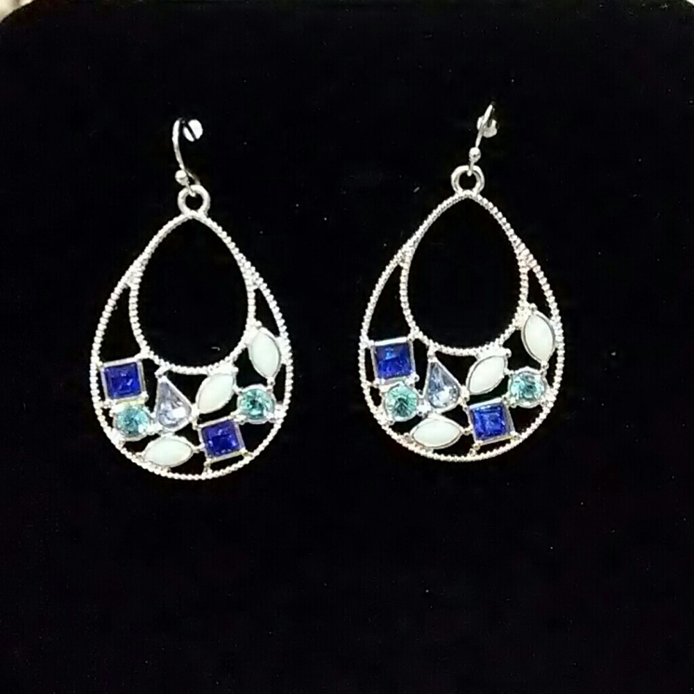 Rare Elements Teardrop Earrings Blue