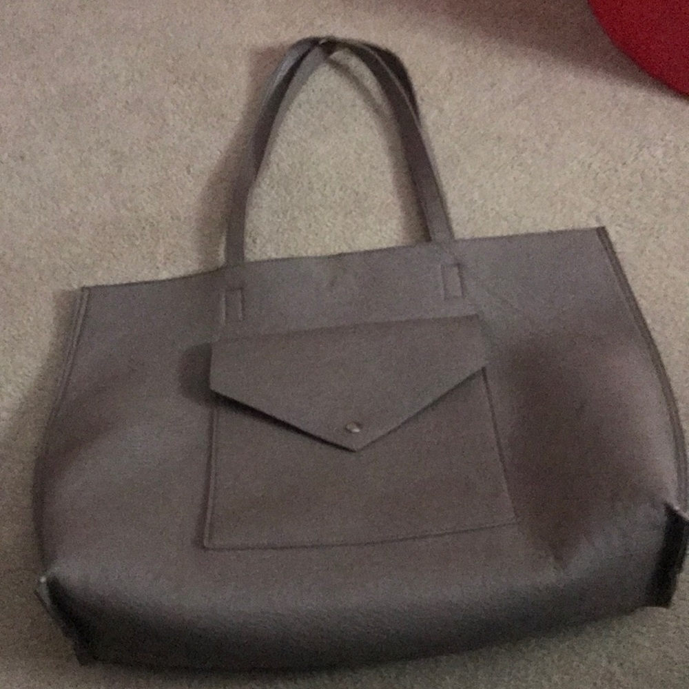 gray bag