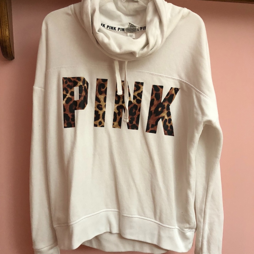 Pink cheetah hoodie