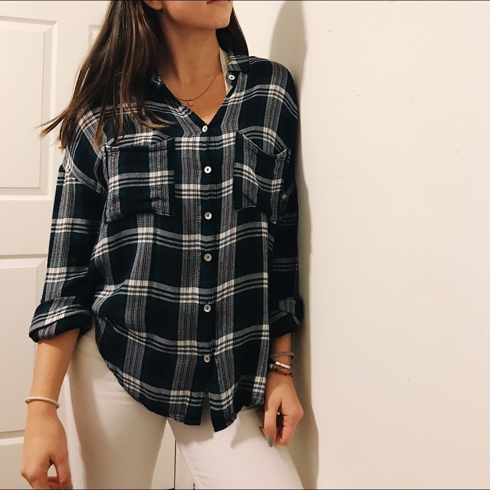 Charlotte Russe Lightweight Flannel