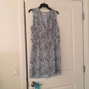 Nordstrom Patterned Blue Shift Dress