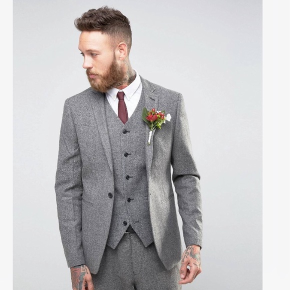 asos tweed suit