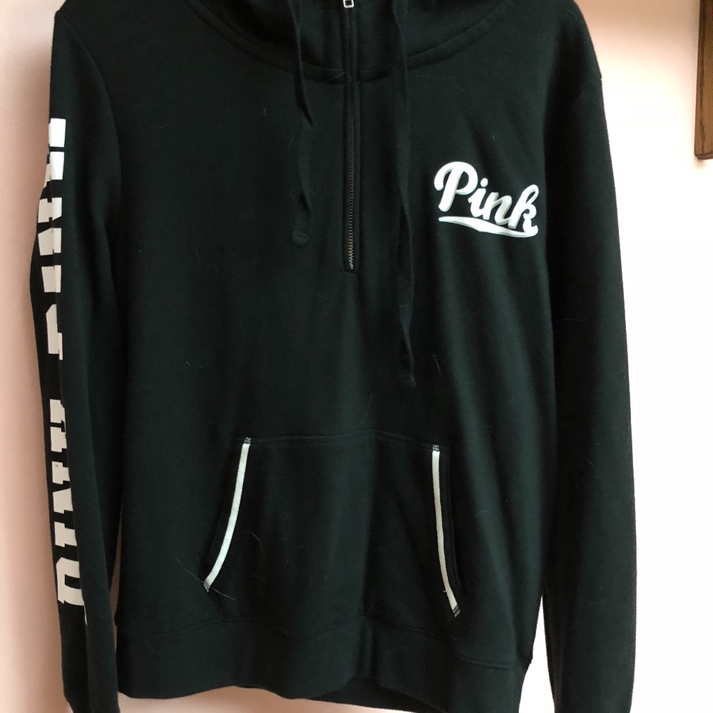 PINK quarter zip hoodie