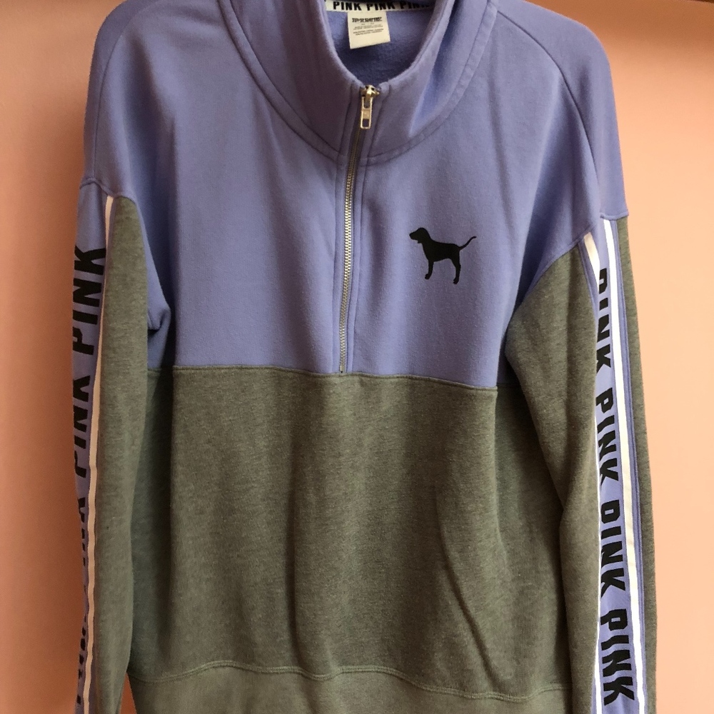 PINK quarter zip hoodie