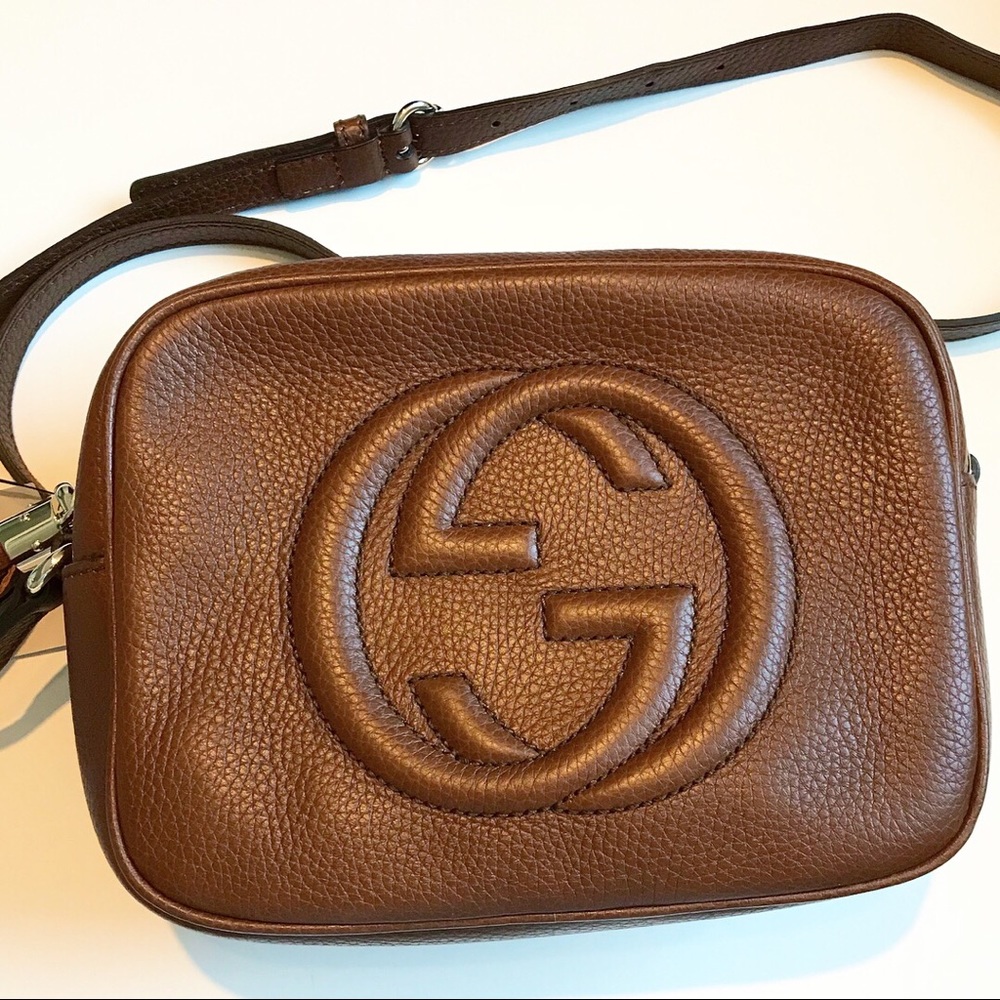 ⭐️New⭐️ Authentic Gucci Soho Disco Bag Brown