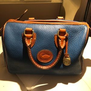 VINTAGE FRENCH BLUE DOONEY & BOURKE AWL SPEEDY BAG
