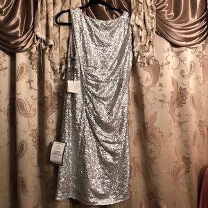 Silver Calvin Klein Dress