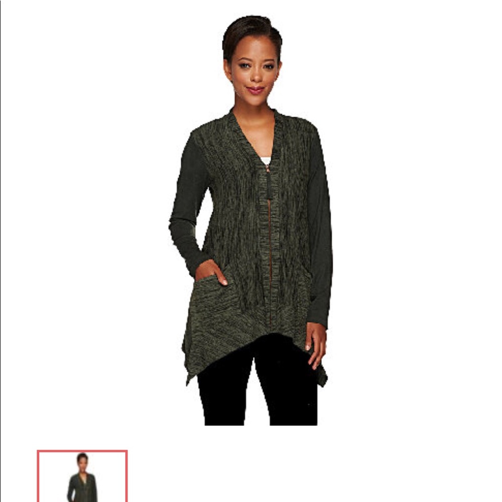 LOGO Drapey Cardigan