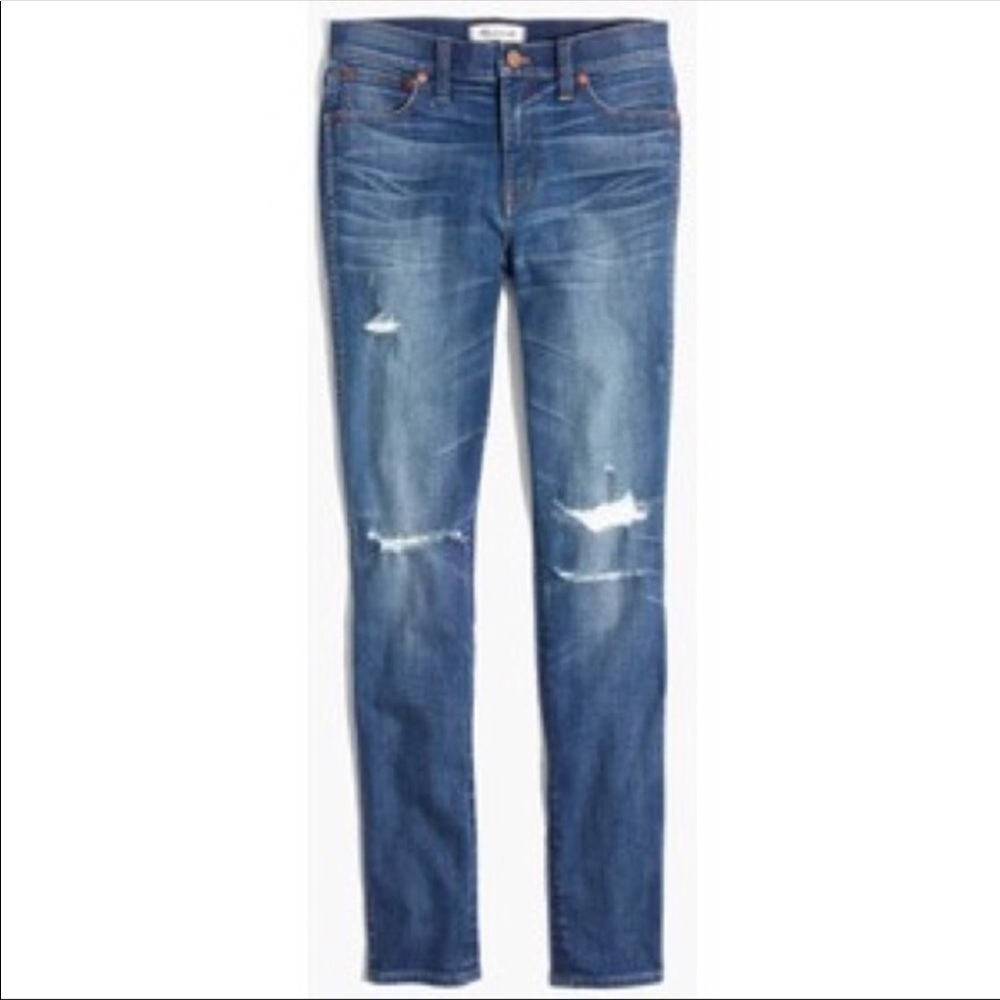 MADEWELL high waisted skinny jeans