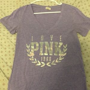 Pink/Victoria’s Secret V neck shirt