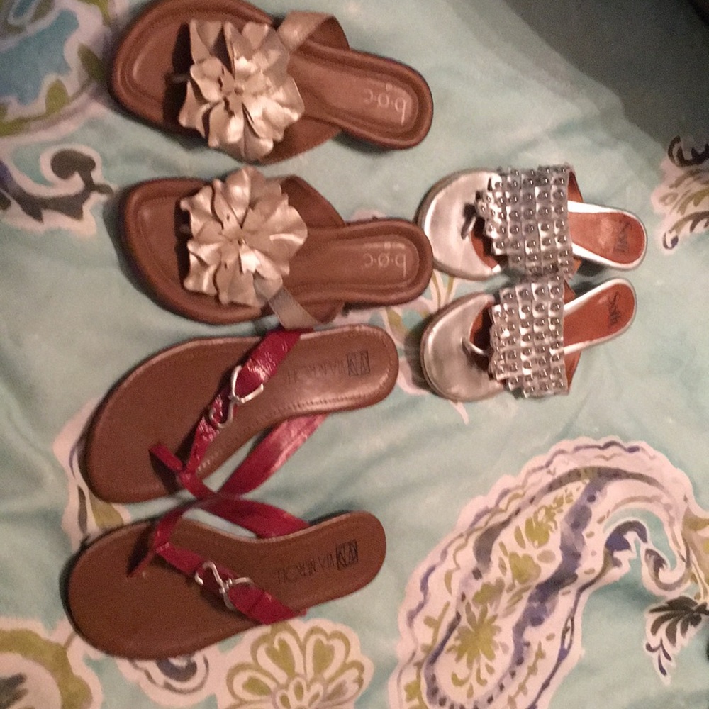 Lot of size 10 dressy sandals