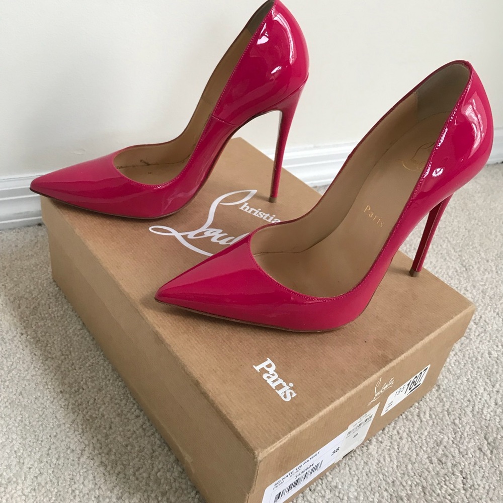 Christian Louboutin So Kate Pink Pumps