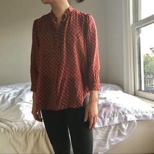 Madewell printed blouse