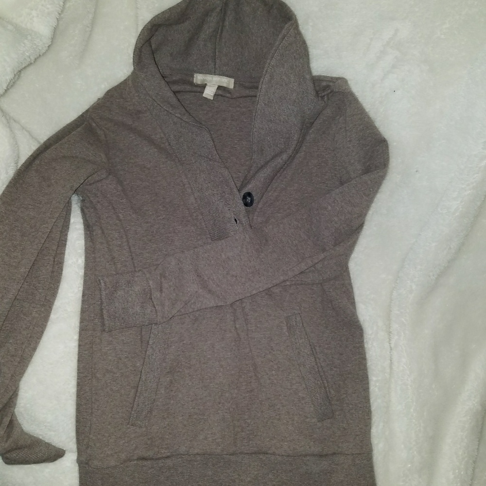 Button neck sweater