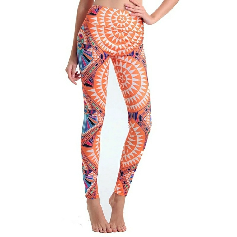 Cute mandala yoga pants