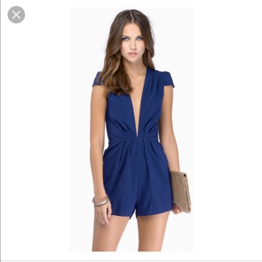 Navy Tobi romper