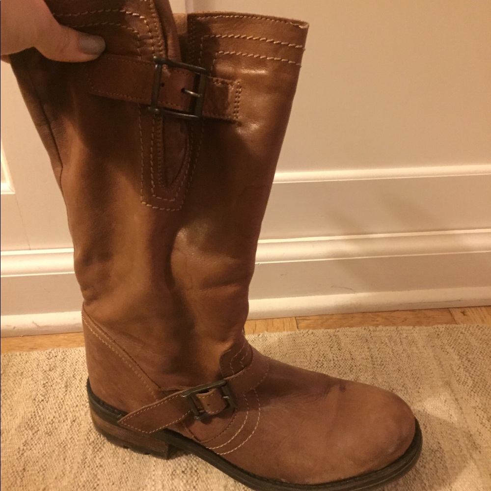Aldo brown leather boots