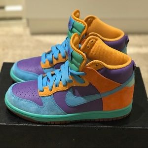 Rare Women's Nike Dunk 6.0 Multi Colored High Top