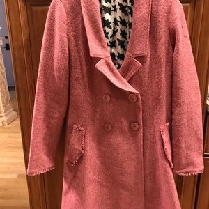 Pink Cabi fully-lined Double Fastened Coat
