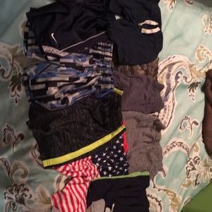 Lot of 10 pairs of athletic shorts for boys 4t
