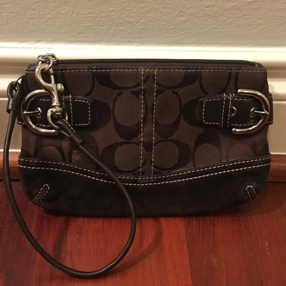 Coach Signature Wristlet