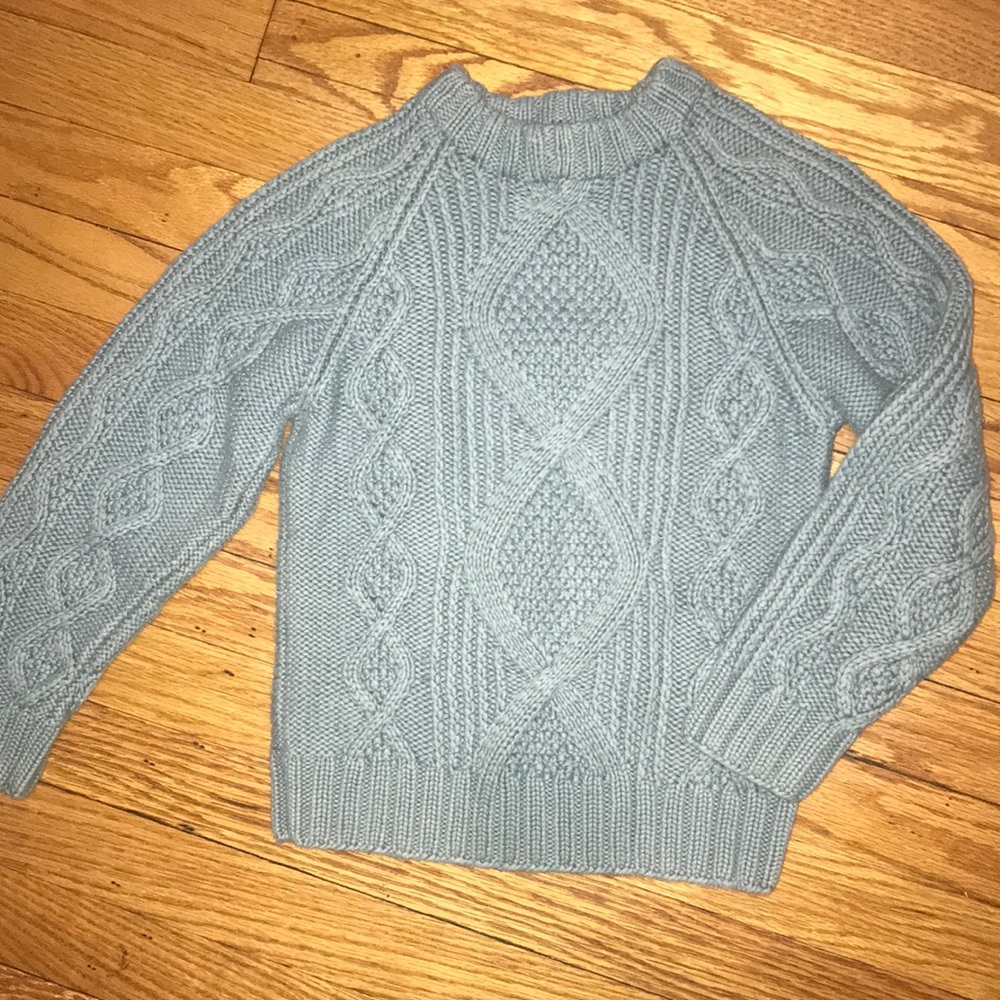Boy’s size 6 Gymboree sweater, blue; 100% cotton